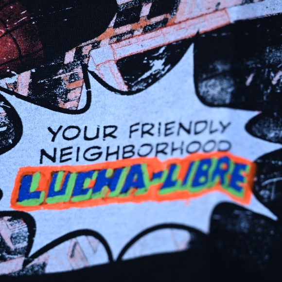 One-of-a-Kind Hand-Painted Marvel x Chapulín Colorado Tribute Shirt - Picture 3 of 5